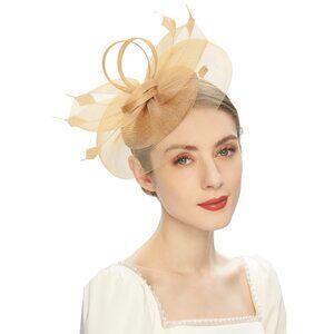 5783 Tea Party Fascinator Kentucky Derby Hat Pillbox Headband